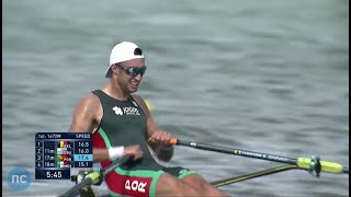 2024 world rowing U23 championships BM1X Diogo Gonçalves 🇵🇹 [upl. by Nogam]