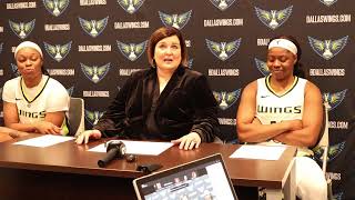 DALLAS WINGS POST GAME PRESS CONFERENCE 071724 wnba dallaswings [upl. by Otanod]