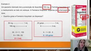 8 Roteiro 8 Cálculos práticos em Farmácia Hospitalar [upl. by Oswal805]