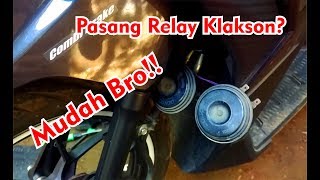 cara pasang ModulRelay klakson gema 8 suara Nojy Ls Tutorial [upl. by Aisnetroh]