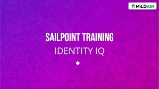 SAILPOINT IIQ  SAILPOINT TUTORIAL 2020 [upl. by Laamaj]