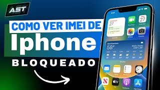 Como Ver Imei Iphone Bloqueado Com Senha Indisponível Inativo e formatado  Qualquer iphone [upl. by Stahl]