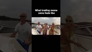 What Trading Meme Coins Feels Like 💎🚀📉 Crypto MemeCoins Tradng Solana [upl. by Kurtzig]