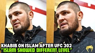 Khabib Nurmagomedov Thoughts On Islam Makhachev Win Over Dustin Poirier At UFC 302 INTERVIEW [upl. by Katzman]