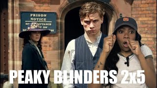 FIRST TIME WATCHING PEAKY BLINDERS  SEASON 2 EPISODE 5 REACTION VIDEO [upl. by Kristan]