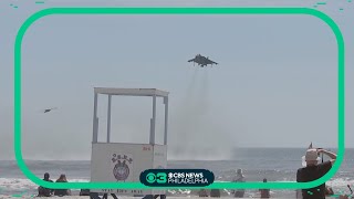 Fighter jets stunt planes practice for 2023 Atlantic City Airshow [upl. by Onirefes502]