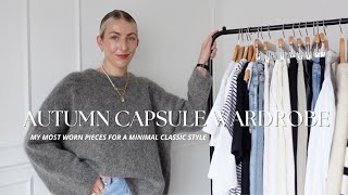 AUTUMN CAPSULE WARDROBE 2023 MINIMAL amp CLASSIC STYLE Katie Peake [upl. by Inge798]