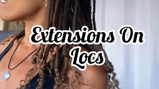 I Added Extensions On My Locs [upl. by Sihonn]