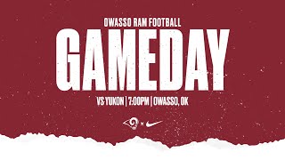 Owasso Ram Football vs Yukon [upl. by Baudin728]