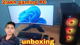 Ultimate ₹200000 Gaming amp Editing PC Setup Tour pc gamingpc additingpc [upl. by Whitcher]