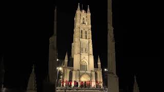 Explore Ghent Belgium at Night [upl. by Hauhsoj158]