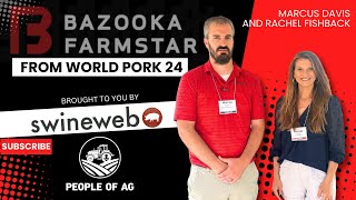 Marcus Davis of Bazooka Farmstar  2024 World Pork Expo Interview with Rachel Fishback [upl. by Inaoj]