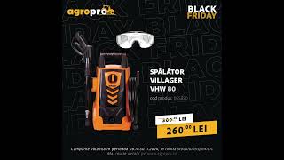 Spalator presiune Villager VHW 80 blackfriday [upl. by Nekciv764]