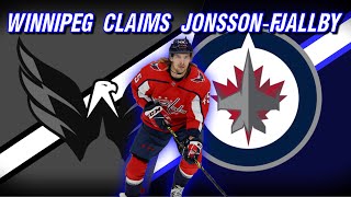 Winnipeg Jets Claim Axel JonssonFjallby Off Waivers Jets Fan Reaction [upl. by Clo]