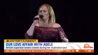 AdeleHelloHometown GloryRolling In The DeepLive In Australia [upl. by Lois]