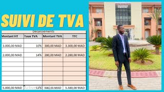 FAIRE UN SUIVI DE TVA SUR EXCEL [upl. by Rodmann]