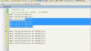 Tutorial LCD MikroC primera parte [upl. by Ricky]