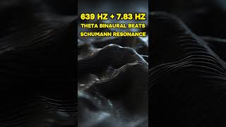 783 Hz Pure Tone Schumann Resonance Theta Binaural Beats on 639 Hz Solfeggio Healing Frequency [upl. by Akienahs]