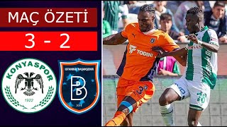 Konyaspor 32 Başakşehir MAÇ ÖZETİ  Trendyol Süper Lig 2425 [upl. by Manara138]