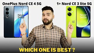 OnePlus Nord CE 4 vs OnePlus Nord CE 3 Lite  Full Comparison  Which one is Best [upl. by Orimisac]