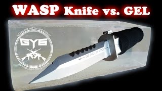 WASP Injection Knife vs Ballistic Gel [upl. by Rajewski]