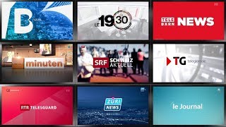 Swiss News Intros 2018  Openings Compilation HD [upl. by Howland57]