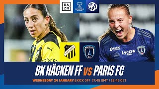 BK Häcken vs Paris FC  UEFA Womens Champions League 202324 Matchday 5 Full Match [upl. by Colfin]