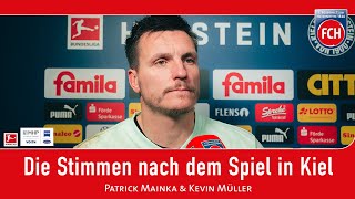 Die Stimmen nach dem Spiel gegen Holstein Kiel [upl. by Tichon]