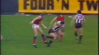 1983 Round 10 v Collingwood  Victoria Park Michael Poynton goal [upl. by Torosian]