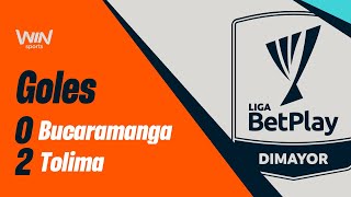 Bucaramanga vs Tolima goles Liga BetPlay DImayor 20242  Fecha 8 [upl. by West]