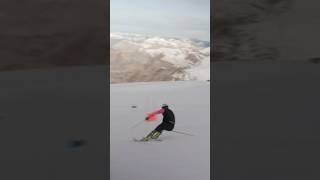 50mph on skis skiing skier ski skiracer snow extremesports viral fyp trending [upl. by Correna]