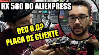 RX 580 DO ALIEXPRESS NÃO FAÇA ISSO Ft IskandarSouza [upl. by Htebazileyram]