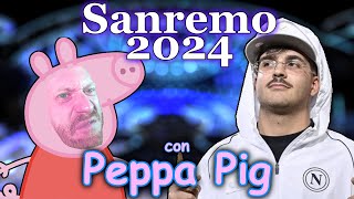 PEPPA PIG canta a SANREMO 🎤🎵 [upl. by Malachi]