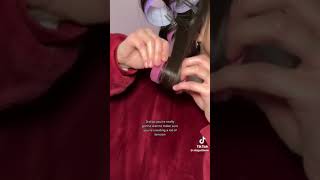 how to put velcro roller in ur hair 🎀💇🏻‍♀️ shorts hairstyle girl [upl. by Fiorenze308]