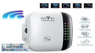 300Mbps Wireless WIFI Repeater 24G Router Wifi Range Extender WiFi Signal Amplifier Review [upl. by Sivle109]