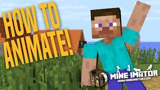 Mineimator Tutorial  How to Animate Keyframes amp Transitions  Part 4 [upl. by Noned]