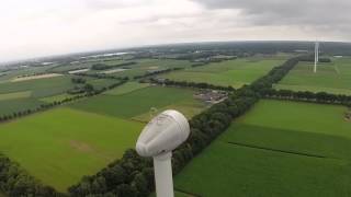 Nieuwe windmolen windpark Neer [upl. by Adnohsal]