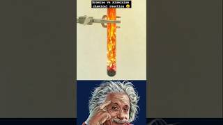 Bromine vs Aluminium chemical reaction 😲🤯 facts science physics chemistry shorts shortsfeed [upl. by Elson]