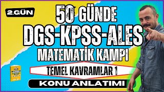 Temel Kavramlar 1  KPSSDGSALES Matematik Konu Anlatımı  50 Günde KPSSDGSALES Matematik Kampı [upl. by Nnayllek443]