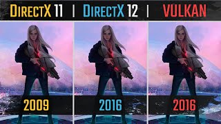 Dx11 vs Dx12 vs Vulkan  1080P 1440P and 4K Benchmarks [upl. by Nuawtna]