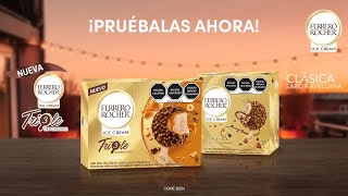 Ferrero Rocher  Descubre la nueva Triple Experience Ice Cream una experiencia multisensorial [upl. by Arihday]