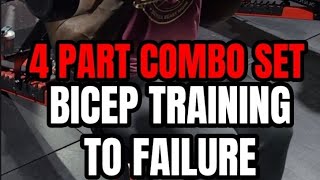 4 PART COMBO SET BICEP TRAINING CURL CURL CURL [upl. by Anialed]