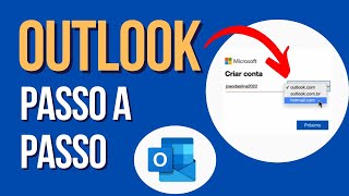 OUTLOOK  Como Entrar Criar Conta e Enviar Email PASSO A PASSO [upl. by Celene]