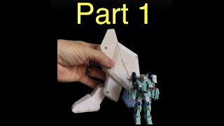 My First Print Project Giant Robotech Alpha Fighter Part 1 [upl. by Aronoel]