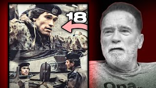 Arnold Schwarzenegger Gets Emotional Talking About The Military [upl. by Aivirt]