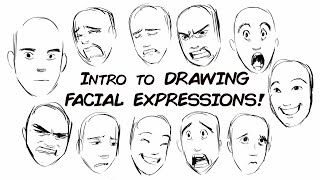 Drawing Genuine Facial Expressions Part1 [upl. by Ssitnerp]