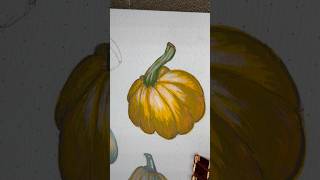 Pumpkin 4 for the patch acrylicmarkers journaling bujo pumpkin craft diy cute simple [upl. by Plante]