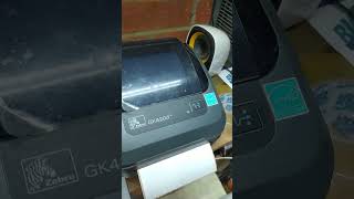 Zebra GK420D Printer Label Calibration  Quick And Easy Shorts Reseller resellercommunity [upl. by Bohaty]