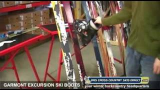 Garmont Excursion Ski Boots Review Video by ORS Cross Country Skis Direct [upl. by Leong]