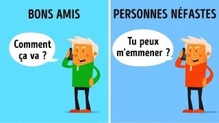 10 Différences Entre Les Bons Amis et Les Amis Toxiques [upl. by Ettennahs]